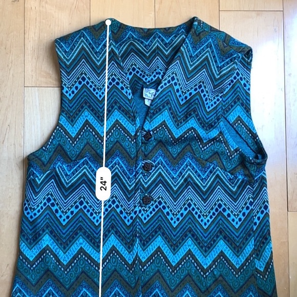 70s vintage Cass knit vest - Picture 3 of 6
